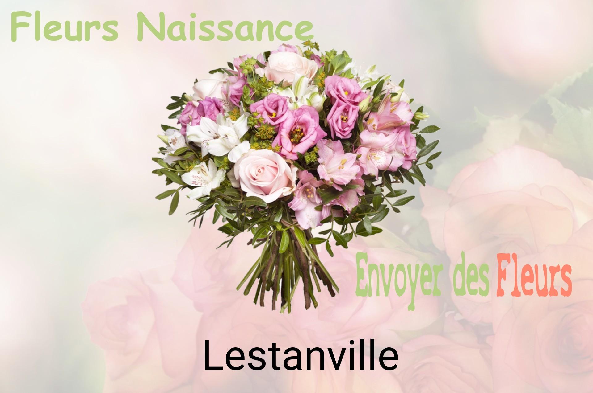 Bouquet de fleurs de naissance livré à Lestanville